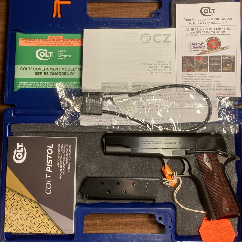 KAMU GÖREVLİSİNDEN COLT 1911 CLASSİC 45 ACP TESLİME HAZIR