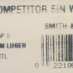 Smith Wesson Performance Center M&P 9 COMPETITOR