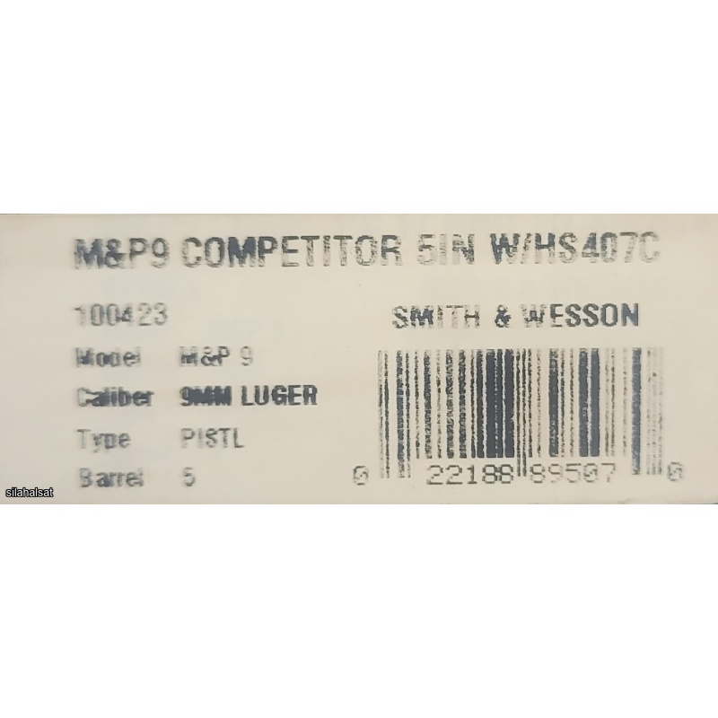 Smith Wesson Performance Center M&P 9 COMPETITOR