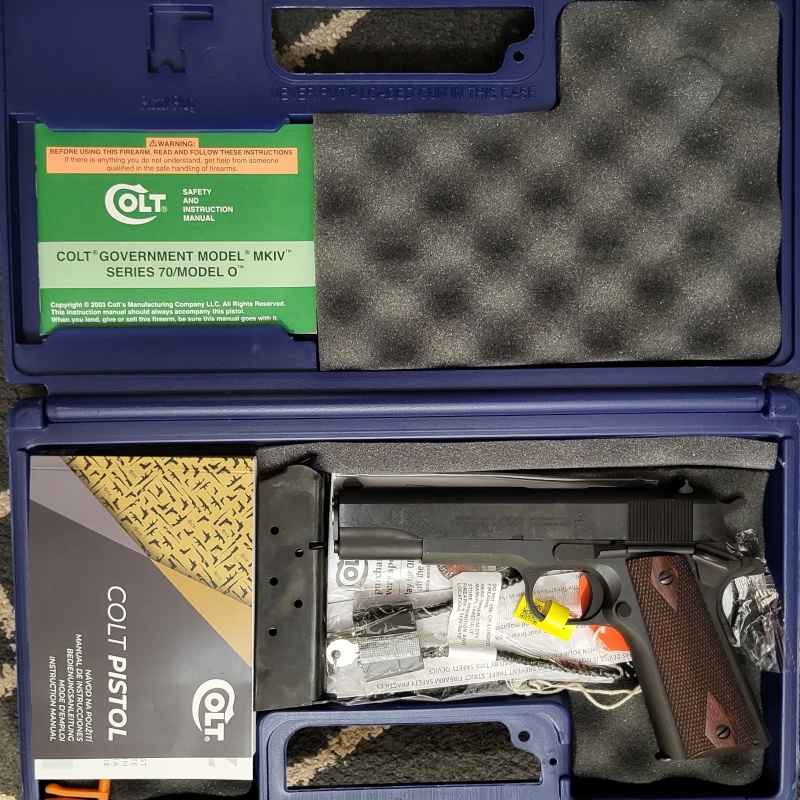 COLT 1911 SIFIR KUTUSUNDA, HİÇ ATIŞ YAPILMADI