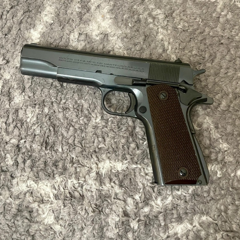 Colt 1911 Süper 38 Auto Nadir bulunan tertemiz tabanca