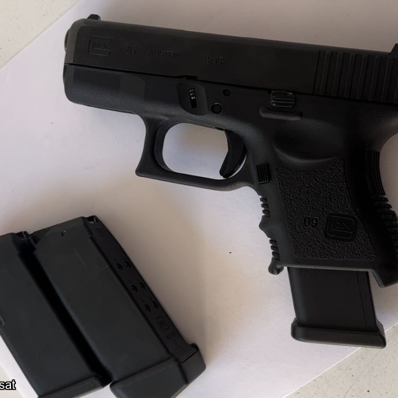 RUHSATLI,SIFIR KUTUSUNDA HİÇ KULLANILMAYAN,ORJİNAL GERÇEK AVUSTURYA GLOCK 26