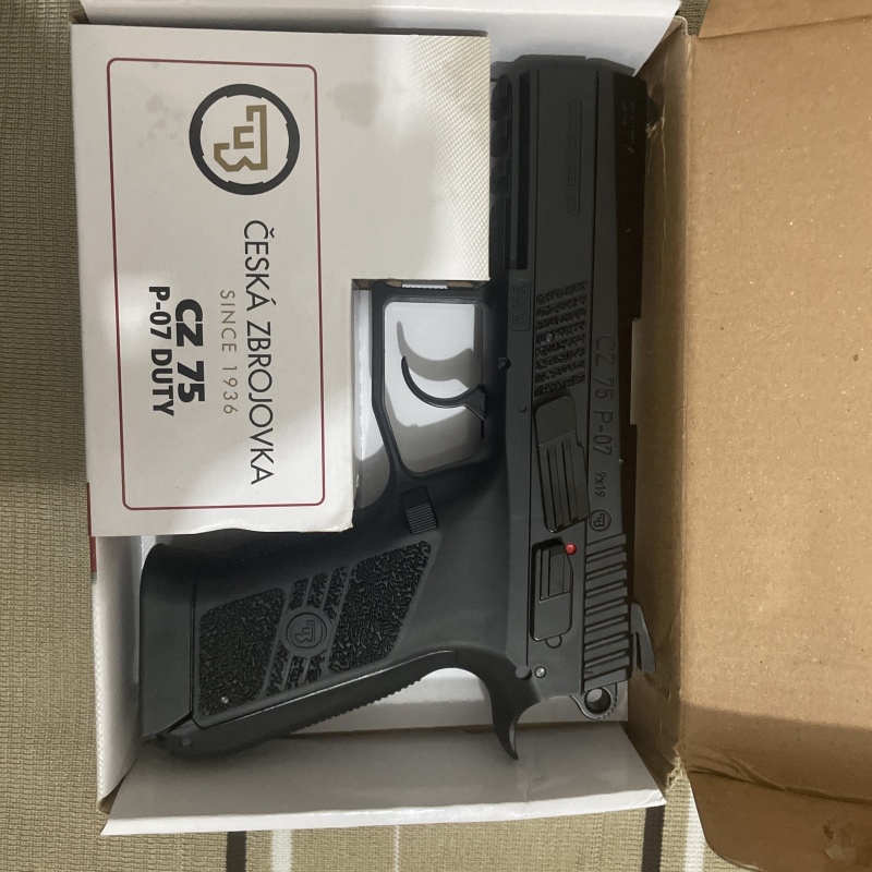 Asg cz75 p-07 duty blowback havalı tabanca