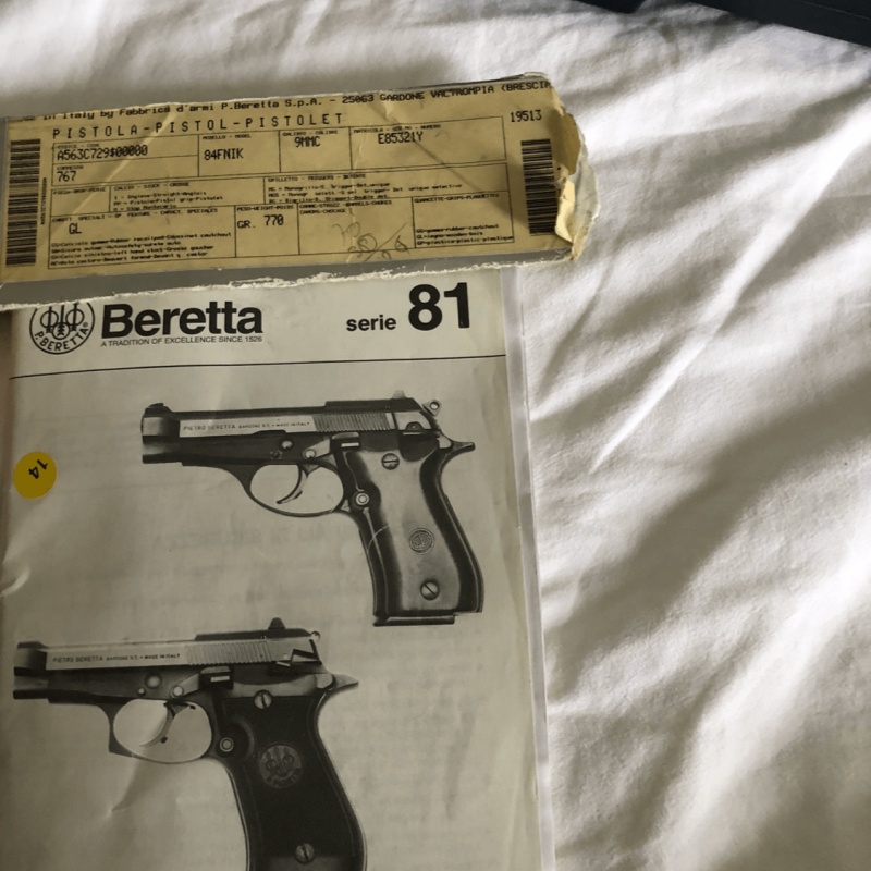 Beretta - Devir edilecek