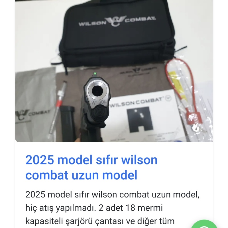 Fiyat düştü!!! Wilson Combat edc x9 Large 2.0  2025 model