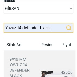 2025 SIFIR YAVUZ 14 DEFENDER BLACK