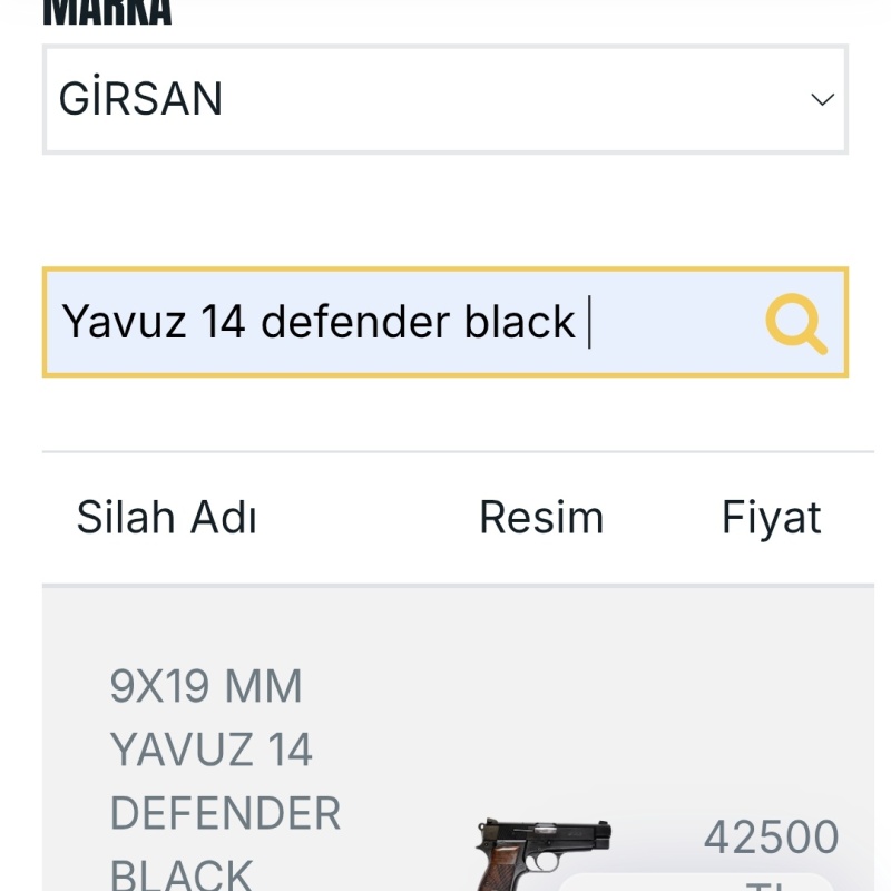 2025 SIFIR YAVUZ 14 DEFENDER BLACK