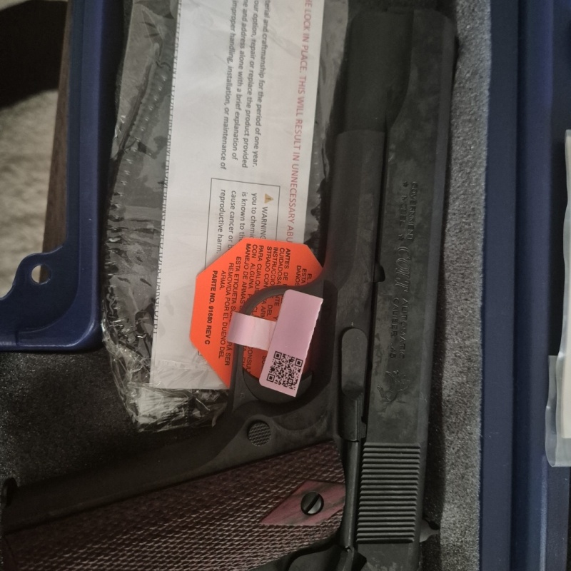 Colt 1911 - sıfır - kapalı kutu - hiç kullanılmadı