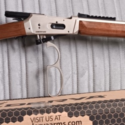 EMEKLİ EMNİYET GÖREVLİSİNDEN RUHSATLI,SADECE DENEME ATIŞI YAPILAN 36 KALİBRE DERYA MD-112 LEVER ACTION.