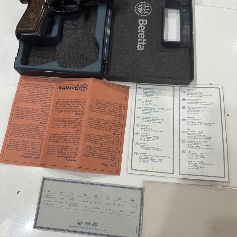 Beratta 9mm silah temiz kullanılmış bulundurma